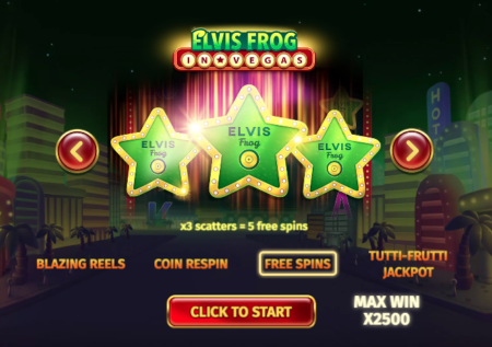 Elvis Frog in Vegas – Igrajte jednu od najboljih kasino igara u 2023